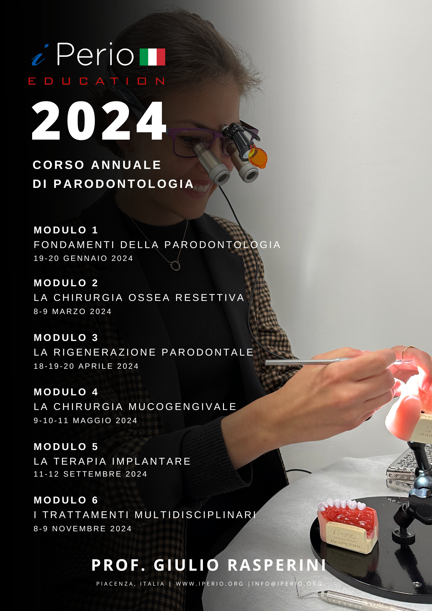 Corsi di parodontologia per dentisti igienisti dentali rasperini